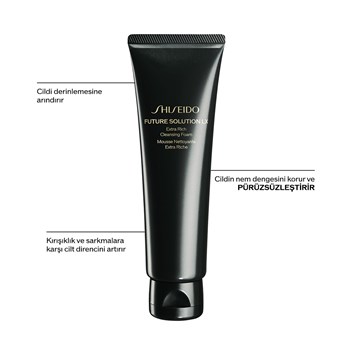 SHISEIDO - FUTURE SOLUTION LX EXTRA RICH CLEANSING FOAM - Cildi Arındıran Lüks Temizleme Köpüğü