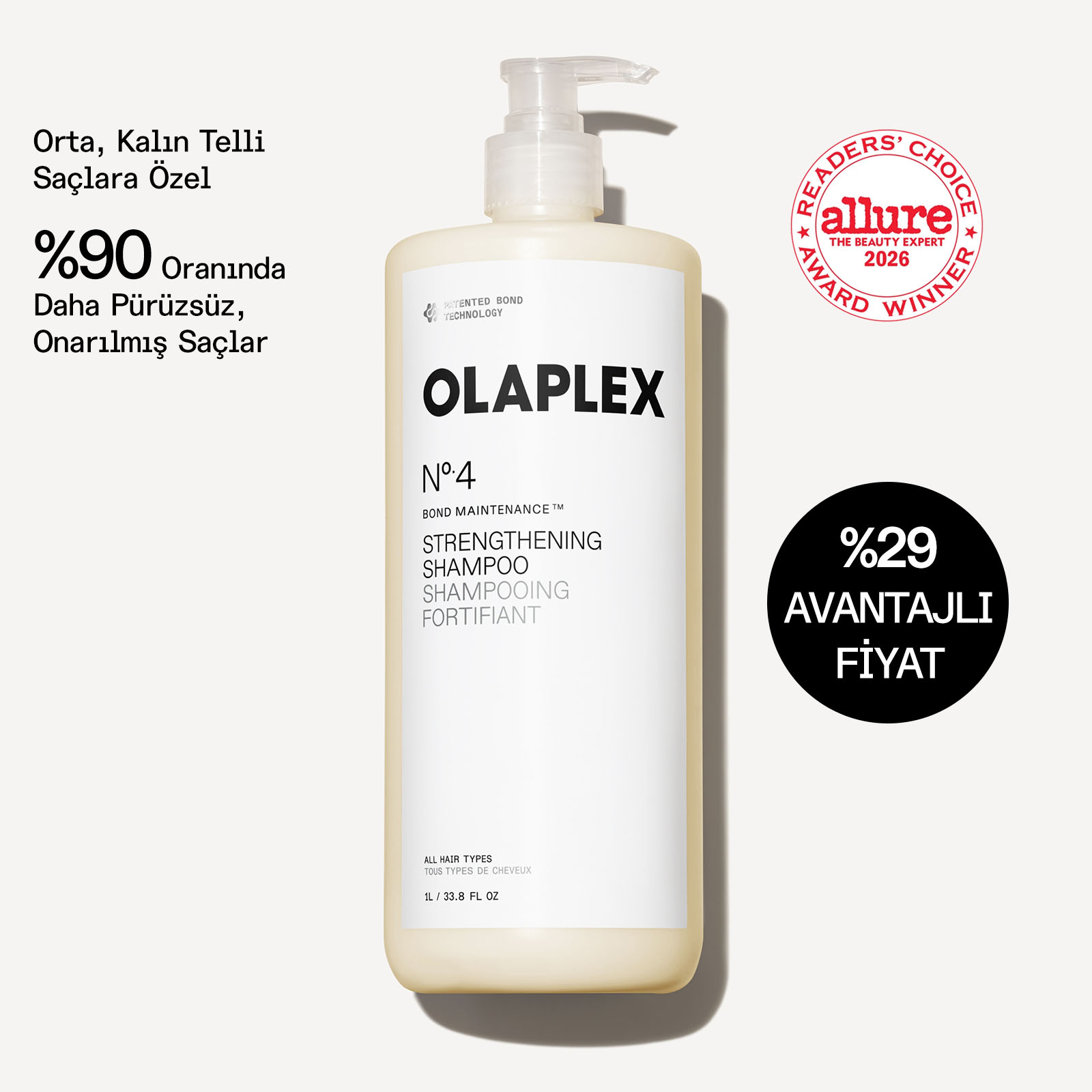 OLAPLEX - No. 4 BOND MAINTENANCE STRENGTHENING SHAMPOO - Bağ Güçlendirici Bakım Şampuanı