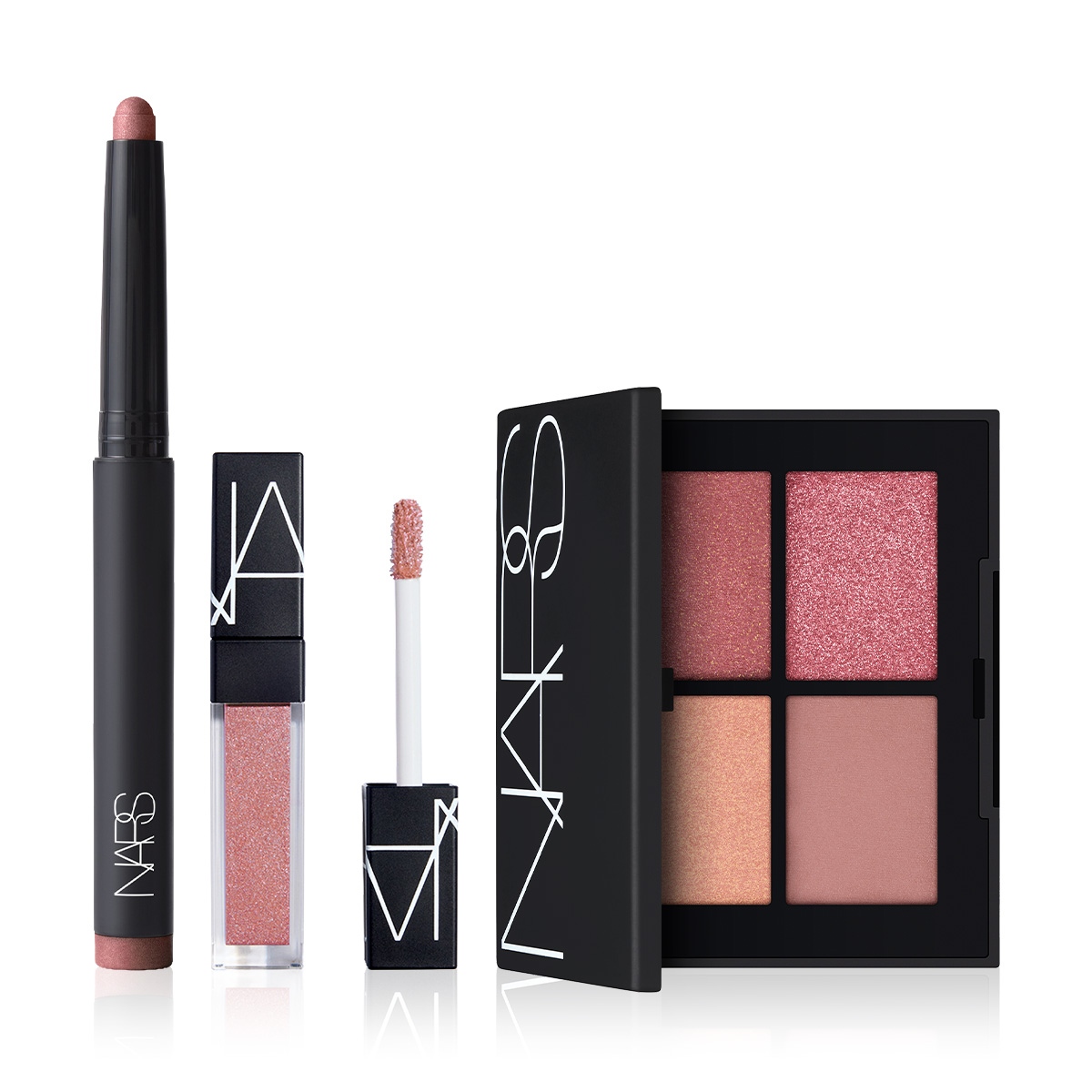 NARS - THE ULTIMATE EYE BUNDLE - Yoğun Pigmentli Likit Far & Dörtlü Far Paleti & Ultra Kremsi Kalem Göz Farı Seti