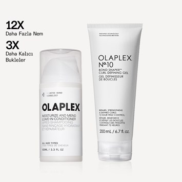 OLAPLEX - CURL DEFINE & MOISTURE DUO - Dalgalı, Kıvırcık Saçlar İçin Bukle Şekillendirici Jel & Bağ Güçlendirici Durulanmayan Saç Kremi Seti