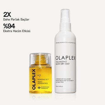 OLAPLEX - SUPER SHINE & VOLUMIZING DUO - Bağ Güçlendiren & Saçları Parlatan & Hacim Veren İkili Set
