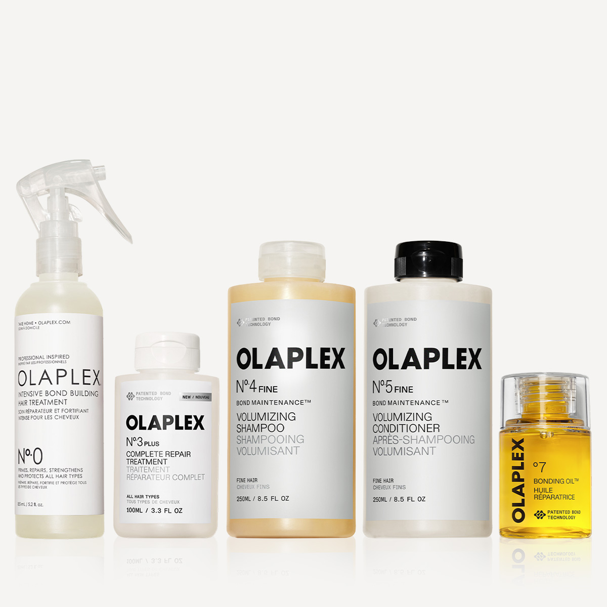 OLAPLEX - COMPLETE BOND REPAIR FOR FINE HAIR CARE SET - İnce Telli Saçlar İçin Hacim Veren & Bağ Güçlendiren Bakım Seti