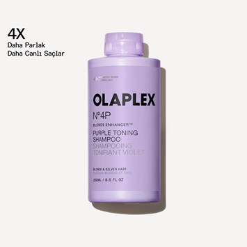OLAPLEX - No. 4P BLONDE ENHANCER PURPLE TONING SHAMPOO - Renk Koruyucu & Bağ Güçlendirici Mor Şampuan