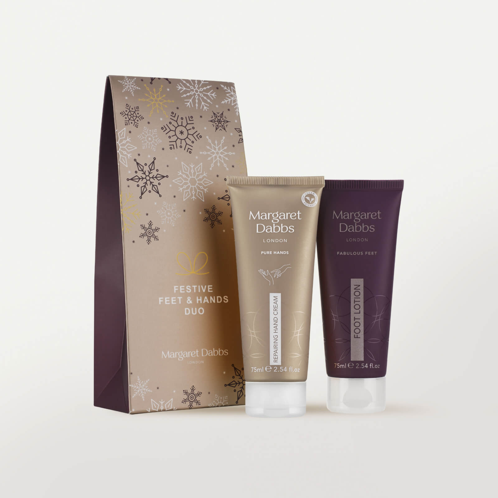 MARGARET DABBS LONDON - HOLIDAY HANDS & FEET DUO - Yılbaşı Özel Yoğun Nemlendirici Ayak Losyonu & Onarıcı El Kremi Seti 