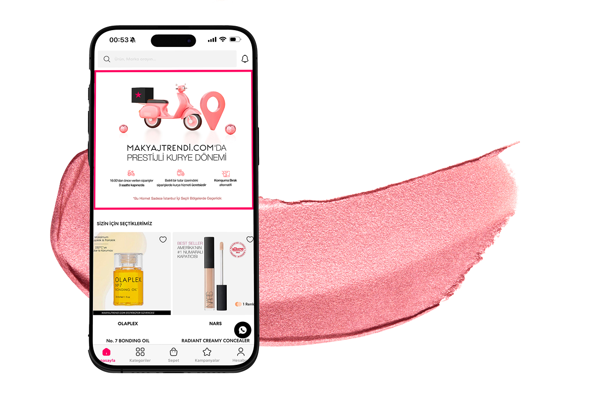 Makyaj Trendi App Landing Page