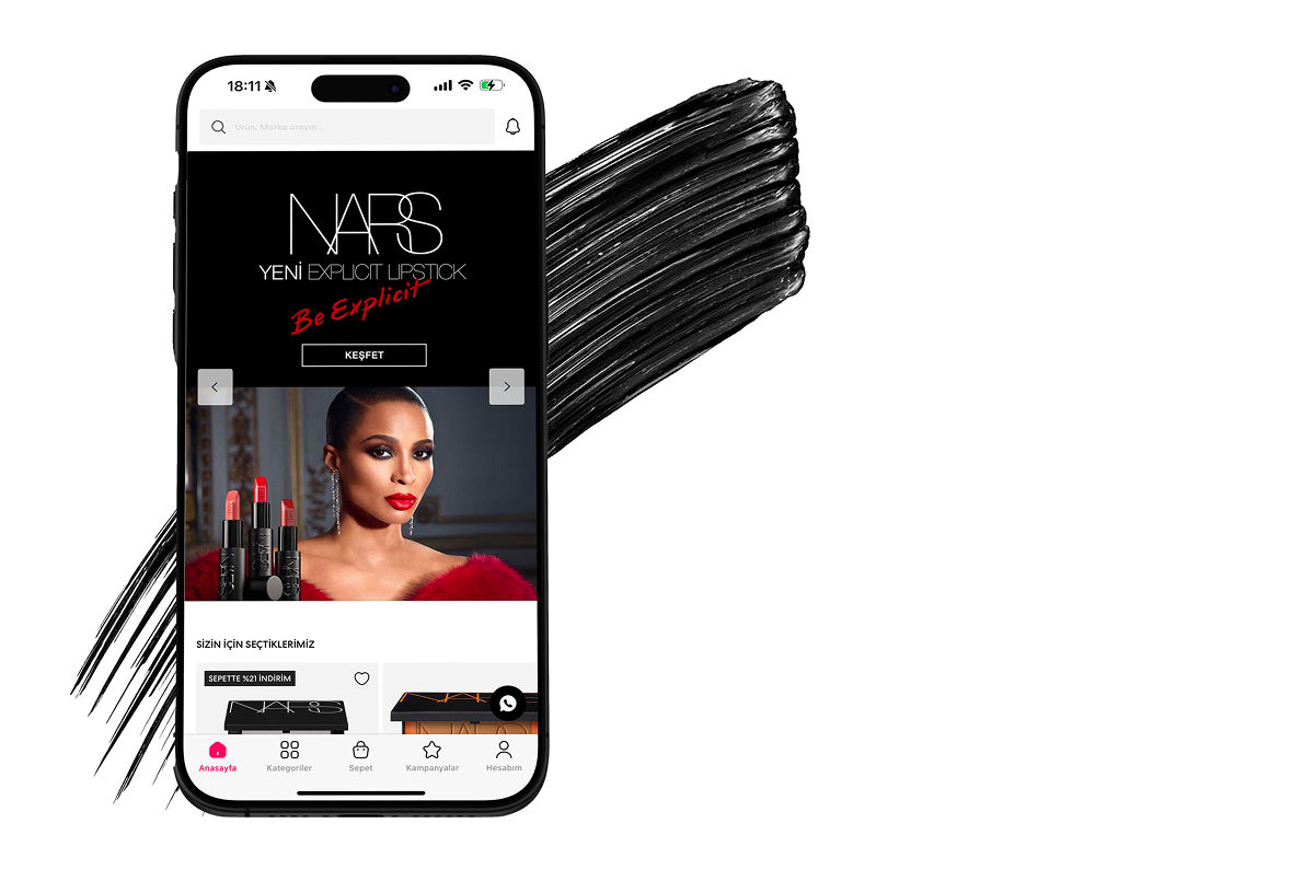 Makyaj Trendi App Landing Page